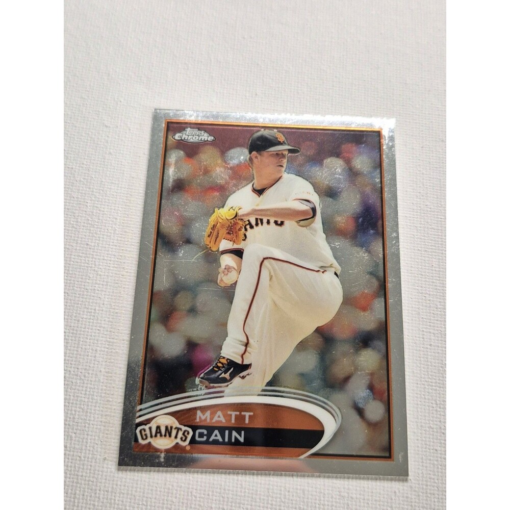 2012 Topps Chrome - Matt Cain #48 Refractor